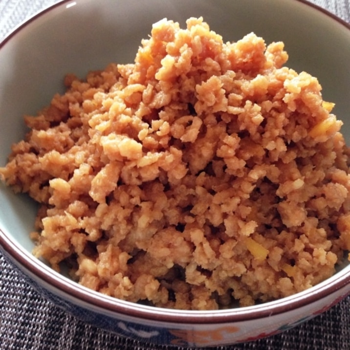 簡単☆鶏そぼろ☆お弁当に!作り置き☆